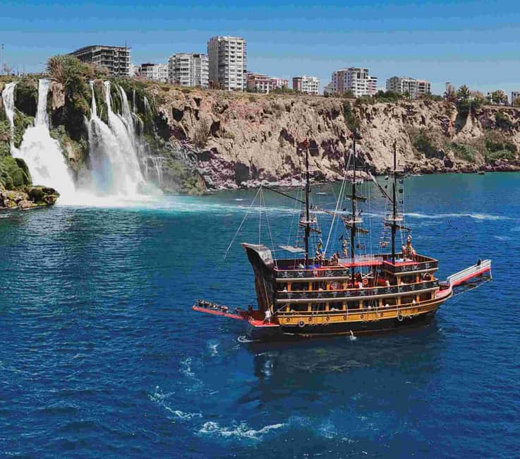 Antalya: Duden Waterfall Pirate Boat Trip - The 5-Hour Cruise: Ocean Views, Photo Stops, and On-Board Momentum