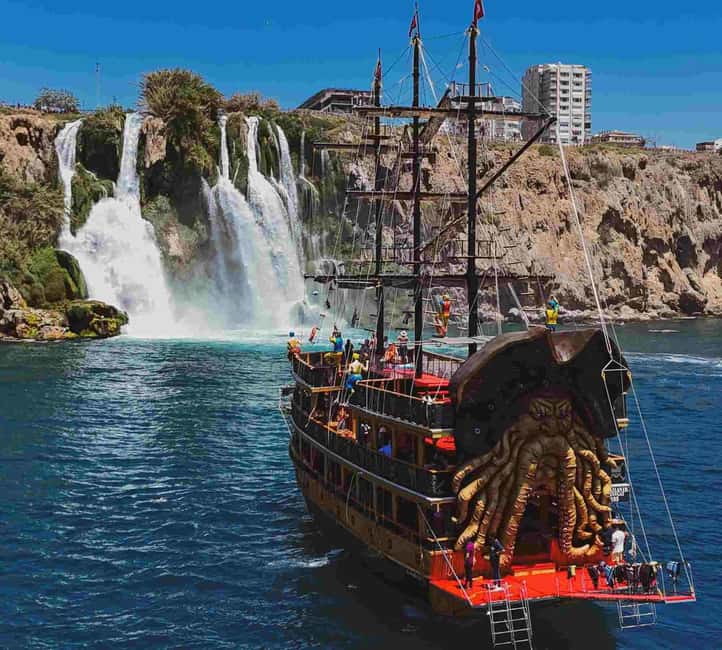 Antalya: Duden Waterfall Pirate Boat Trip - Duden Waterfall Time: The Main Event and an Optional Speed-Boat Thrill