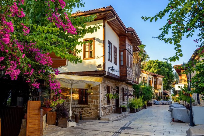 Antalya Full Day City Tour With Waterfalls and Olympos Cable Car - Kaleiçi Marina and Hadrian’s Gate area: historic landmarks, walkable distances