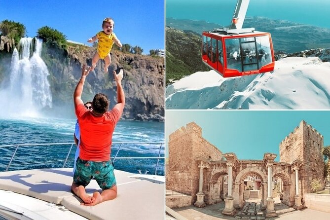 Antalya : Guided Old City Tour w/Cable Car&Waterfalls & Boat Trip - Getting picked up and why the schedule feels long