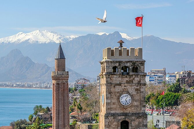 Antalya : Guided Old City Tour w/Cable Car&Waterfalls & Boat Trip - Kaleiçi Marina 1-hour boat trip: a good pause, not a full tour