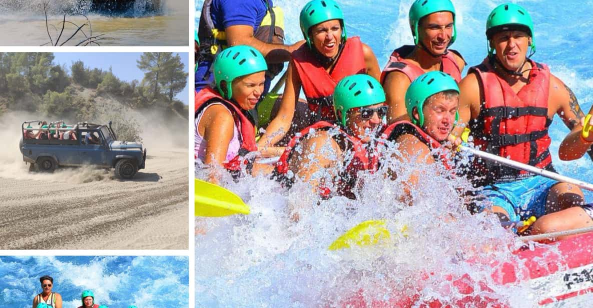 Antalya: Jeep Safari,Rafting,Canyon Visit with Lunch - Jeep safari in Antalya: rugged driving and real stops for photos