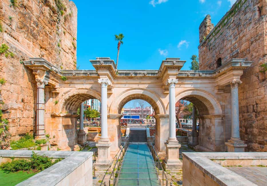 Antalya: Kaleici, Duden Waterfalls And Boat Tour With Lunch - Lower Düden Waterfall: The 40-Meter Sea Plunge You Feel in Your Clothes
