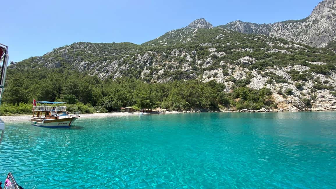 Antalya/Kemer: Adrasan Porto Genoese Boat Trip w/Mud Baths - Key highlights to know before you go