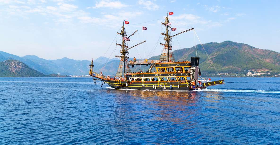 Antalya/Kemer: Pirate Party Boat Trip w/Lunch incl. Transfer - Lunch Onboard: BBQ Meal Included, Drinks Are Extra