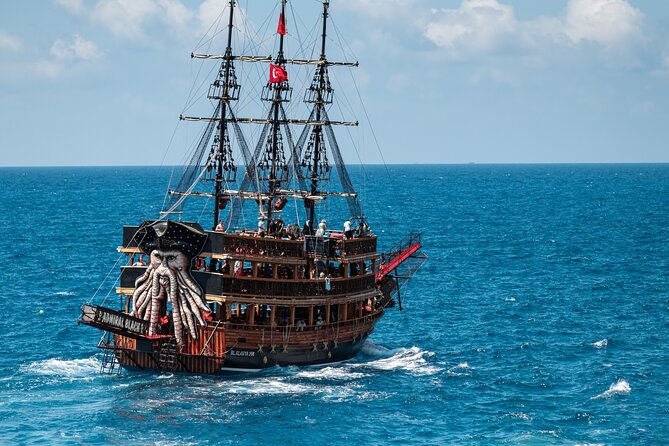 Antalya Lara Pirate Boat Day Trip with Lunch & Soft Drink - Lower Düden Waterfalls: where the views feel more dramatic