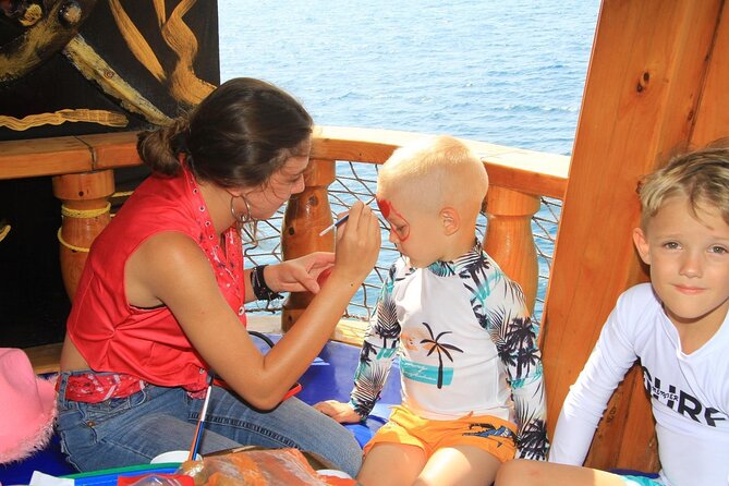 Antalya Lara Pirate Boat Day Trip with Lunch & Soft Drink - On board the pirate boat: lunch, soft drinks, and the foam party