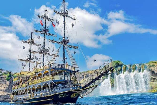 Antalya Lara Pirate Boat Trip w/Soft Drinks, Lunch & Pickup - Kids animation, foam party, and the crew energy level