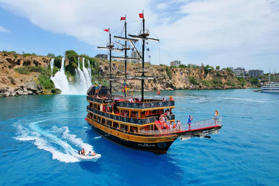 Antalya: Lara Pirate Boat Trip with Unlimited Soft Drinks - On-board energy: DJ music, foam party, and family fun