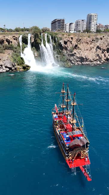 Antalya: Lara Pirate Boat Trip with Unlimited Soft Drinks - Sailing the Mediterranean and choosing your water breaks