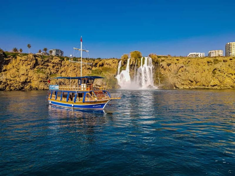 Antalya Lara,Kundu Relax Boat Trip - Düden waterfall from Lara: the view you came for