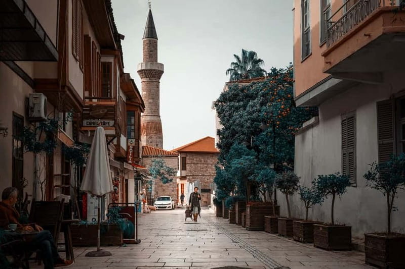 Antalya: Old Town Walking Tour with Turkish Tea and Baklava - Antalya Clock Tower: a 1901 marker tied to the castle