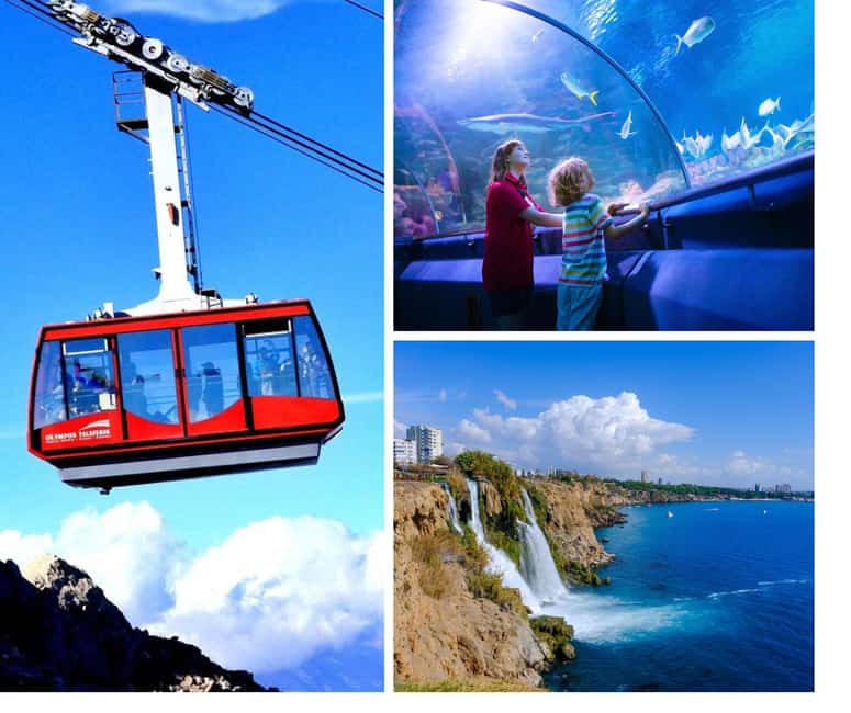 Antalya: Old Town with Aquarium or Cable Car & Waterfalls - Lower Düden Waterfalls: the best photo stop on the route