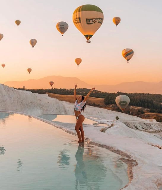 Antalya: Pamukkale Guided Tour With Optional Balloon Flight - Sunrise hot-air balloon over Pamukkale: what you get (and what to prep)