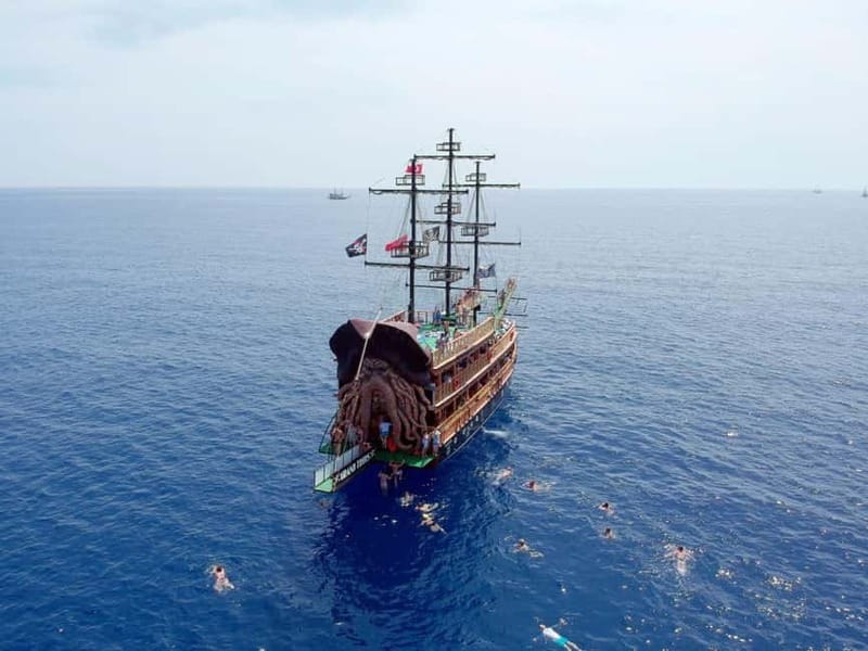 Antalya Pirate Boat: Düden Şelalesi, Swim & Foam Party - Pirate Boat to Düden Waterfalls: What the 5.5 Hours Feel Like