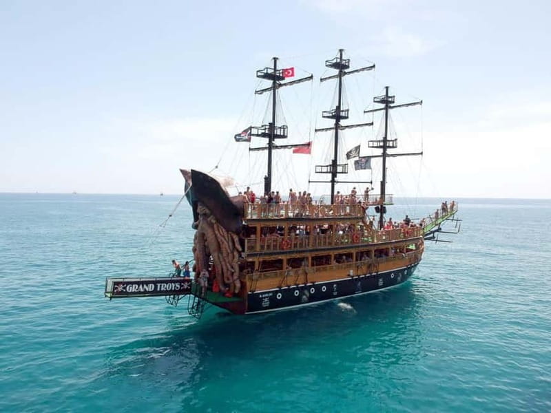 Antalya Pirate Boat: Düden Şelalesi, Swim & Foam Party - Swimming Stops in Two Bays: When the Day Changes Pace