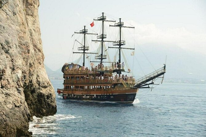 Antalya Pirate Boat Tour with Lunch & Free Soft Drinks - The dolphin or turtle bonus, depending on season