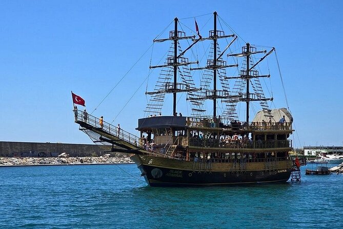 Antalya Pirate Boat Tour with Lunch & Free Soft Drinks - Hotel pickup and mobile ticket: your morning game plan