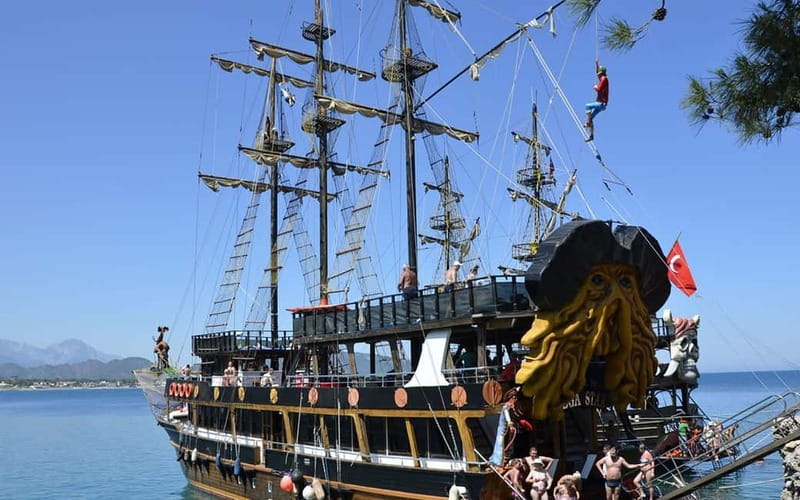 Antalya Pirate Boat Trip with Lunch, Swimming & Foam Party - How the Day Runs: Transfers, Timing, and Boat Size