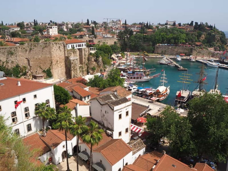 Antalya Private City Tour Waterfalls and Old Town Boat Tour - Old Town Boat Tour: A Cool Reset for Your Legs