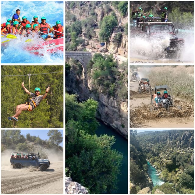 Antalya: Rafting Jeep Buggy&Quad Safari zipline canyon visit - Price and value: how $11 fits the “many activities” math