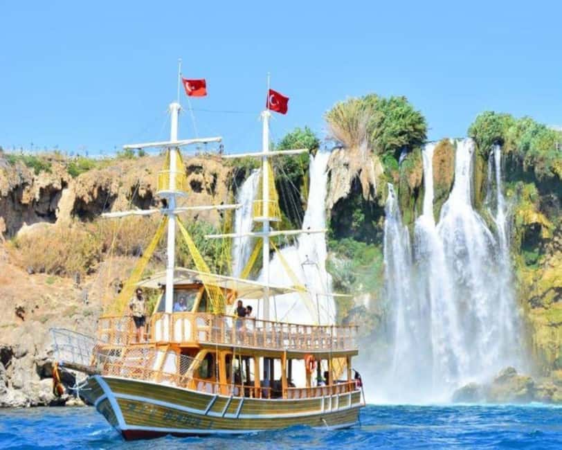 Antalya Relax Boat Trip w/Lunch, Soft Drinks & Transfer - Lara Beach: the swim stop that makes the trip feel worth it