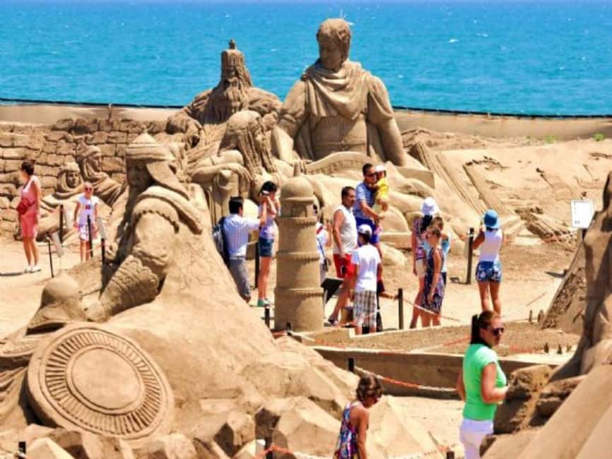 Antalya: Sand Sculpture Museum Entrance Ticket - Night visit: lighting effects and a totally different atmosphere