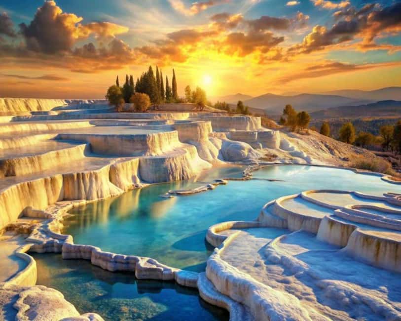 Antalya/Side/Alanya: Pamukkale Tour, Visit Travertine’s - Breakfast in Korkuteli and the stonemason workshop