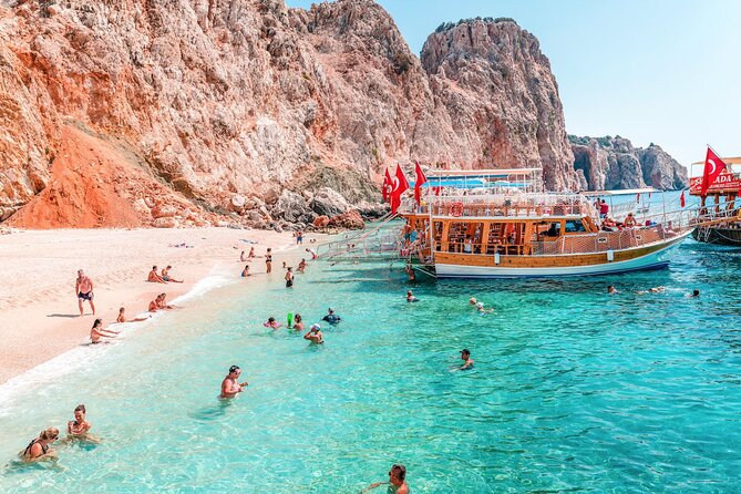 Antalya Suluada Boat Trip w/Lunch & Pickup (Maldives of Turkey) - First water stop at Suluada Island