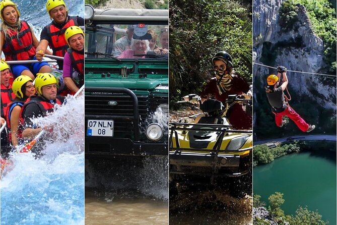 Antalya Super Combo W/Rafting ,Jeep Safari ,Quad Biking & Zipline - Key Points Before You Go