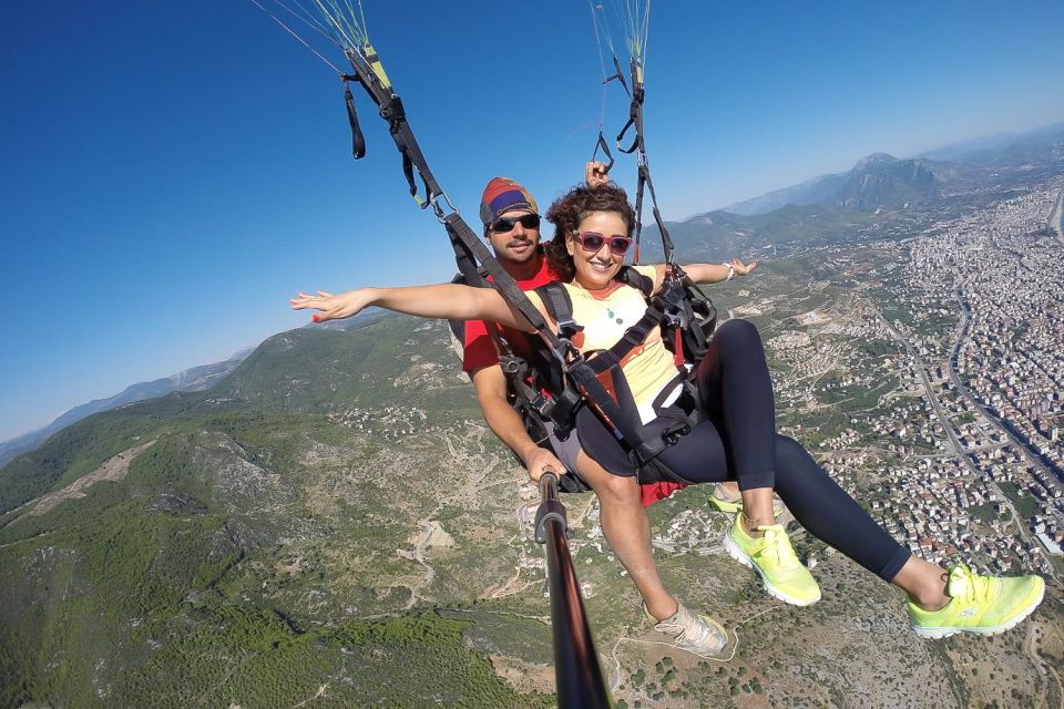 Antalya: Tandem Paragliding Experience with Transfer - Pickup from Side: smooth in theory, longer in real life