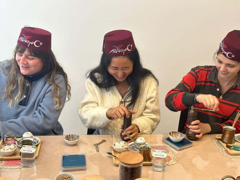 Antalya:Turkish Coffee Workshop + Fortune Telling + Gift Set - Price and value: $15 for coffee, a ritual, and a take-home set