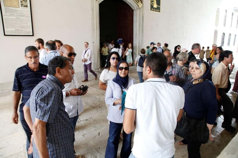 Asia Continent & Topkapı Palace & Harem. Guided, Small group - Bosphorus Bridge pass-by: the setup shot before the views