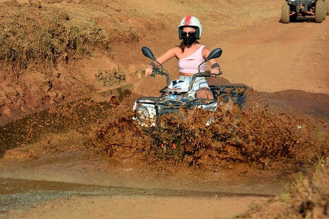 ATV Quad Safari Tour with Roundtrip Transfer from Alanya - What’s included (and what costs extra): helmet, guide, and the gear gap