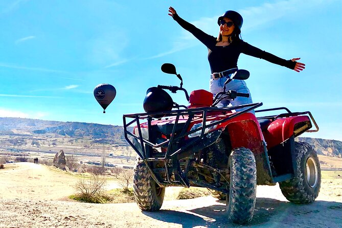 Atv Quadbike tour in Cappadocia Göreme - Rose Valley fairy chimneys and a quick, useful photo break