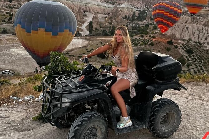 Atv tour in Cappadocia - Stop 2: Cavuşin caves you’ll see from the valley side