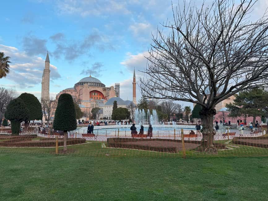 Basilica Cistern, Hagia Sophia, Blue Mosque & Topkapi Palace - Key things I’d plan around on this tour