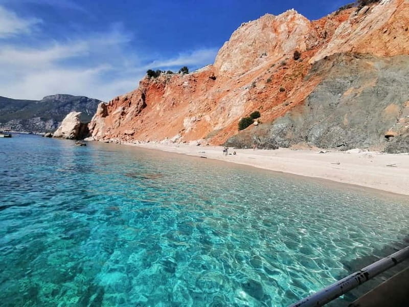 Belek/Antalya/Kemer: Suluada Sunset Boat Tour with Dinner - The bay stops: Maldives Beach time and easy swimming