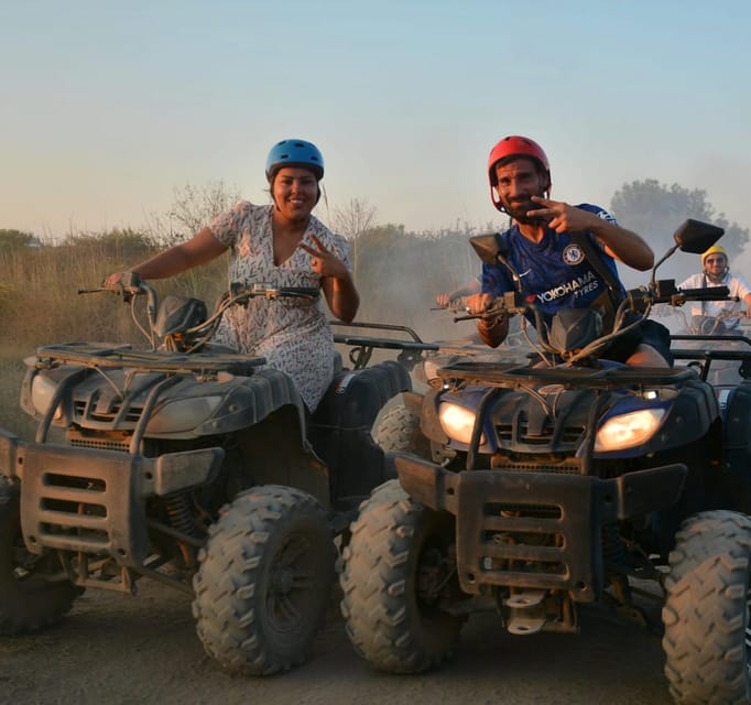 Belek: ATV Safari Tour - On the trail: forest tracks, dusty stretches, and muddy puddle time