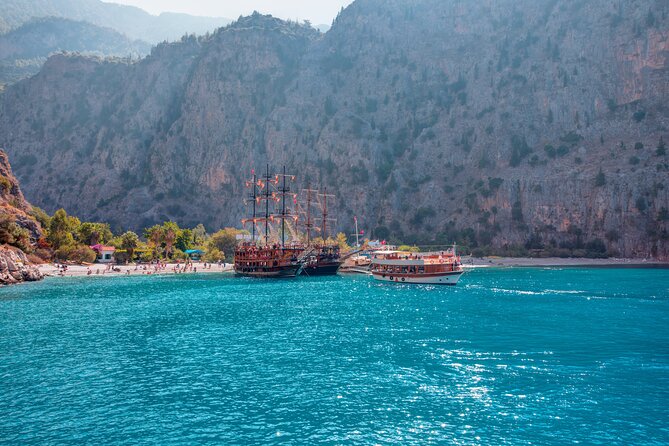 Blue Lagoon, Butterfly Valley and Oludeniz Islands Boat Trip - Stop 3: Mavi Magara (Blue Cave)—Blue-and-Green Water