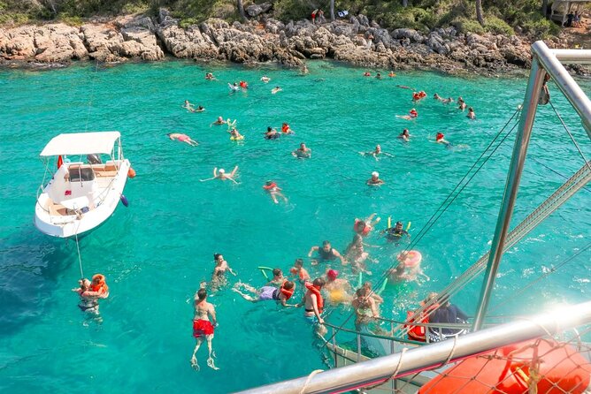 Boat Trip, Cleopatra Island from Marmaris w/Lunch and Soft Drinks - Lacivert Bay and Rabbit Island: longer water time later