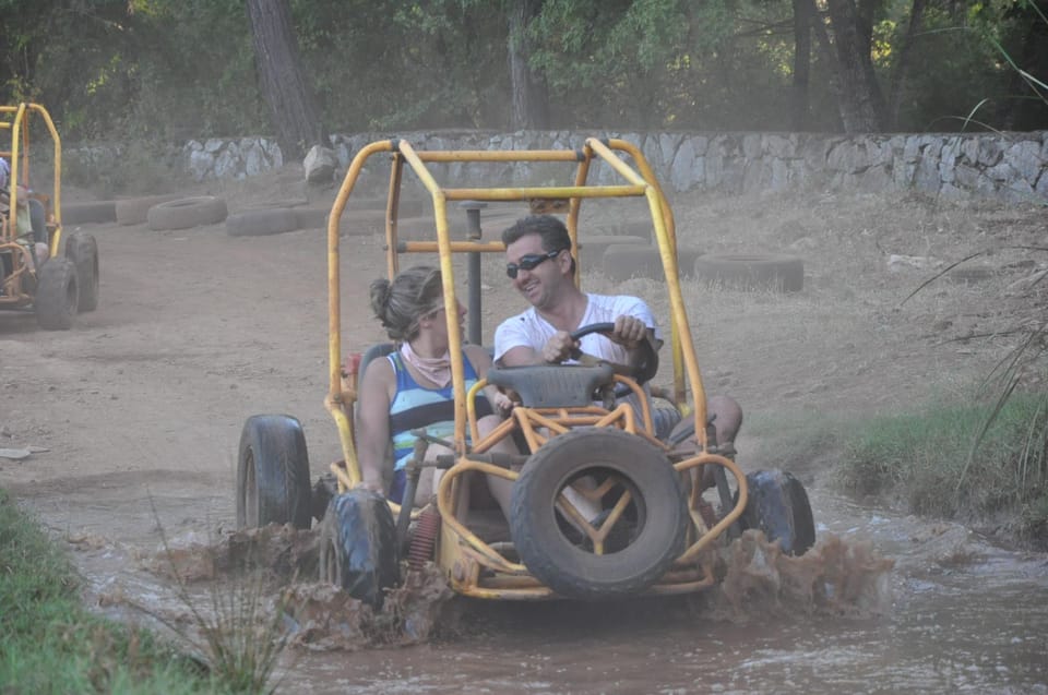 Bodrum Buggy Safari - Swapping drivers in a side-by-side buggy: fun for couples, awkward for plans