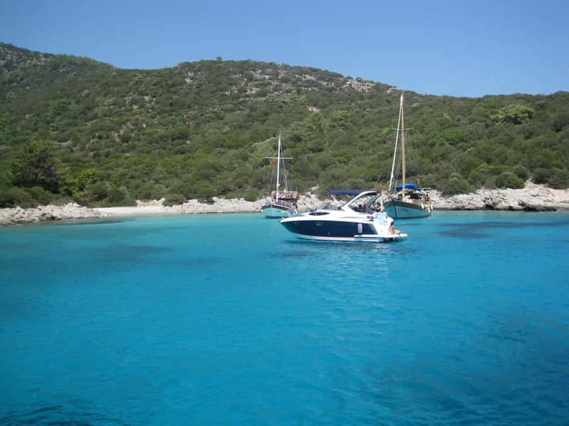 Bodrum: Cleopatra Island Tour with Lunch and Swimming Stops - Black Island (Cleopatra Island) hot springs: bathing in a rocky grotto