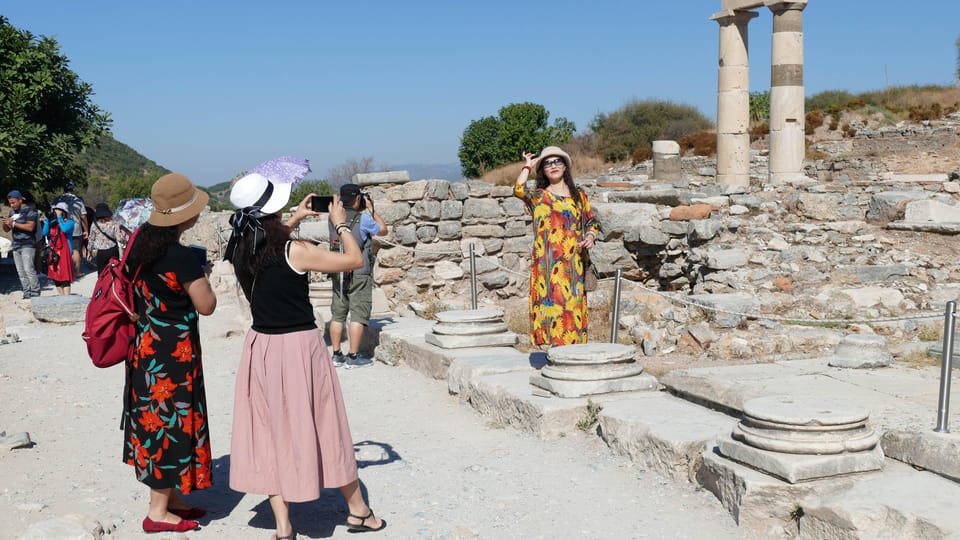 Bodrum: Ephesus, Selcuk, & Virgin Mary House Tour w/ Lunch - Entering Ephesus: marble streets, Celsus Library, and a real sense of scale