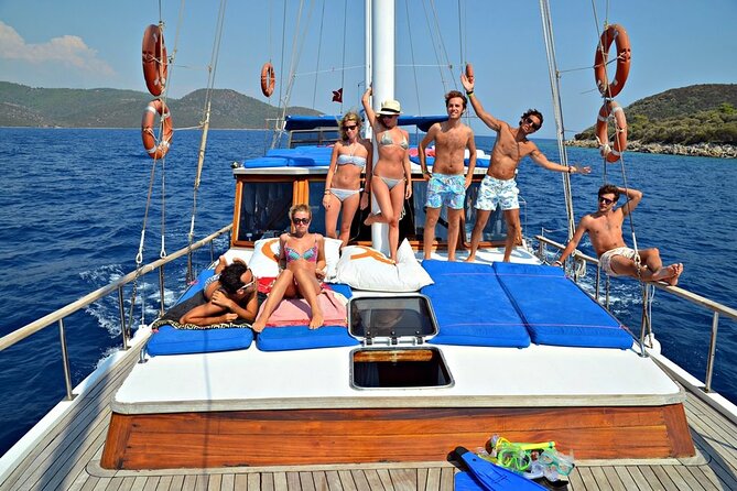 Bodrum Private Gulet Cruise with a Mediterranean Lunch - Karaada (Black Island): coves, clear water, and a hot-spring bonus