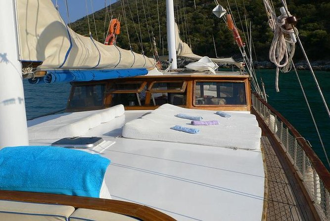 Bodrum Private Gulet Tour with Lunch - Stop 2: Karaada (Black Island) With Cleopatra Cave Hot Springs