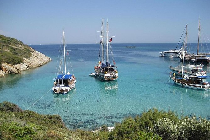 Bodrum: Private Gulet Tour with Lunch - The named stops: Black Island, Meteor Hole, Aquarium, Rabbit Island, Poyraz Bay