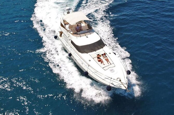 Bodrum Private Motor-Yacht Sunset Tour With Dinner For 3 Hour - When the wind changes: Black Island or Rabbit Bay