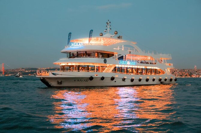 Bosphorus Dinner Cruise & Live Show – Private Table - A 3.5-hour Bosphorus dinner night with a private table