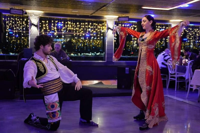 Bosphorus Dinner Cruise w/ Unlimited Drinks & Entertainment - The dinner plan: Turkish mezes, hot starter, and your main